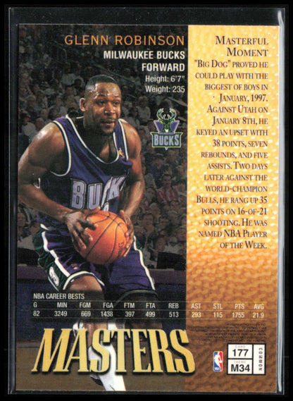 Glenn Robinson Finest Masters w/Peel