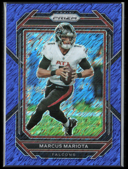 Marcus Mariota Blue Shimmer /25 2022 Prizm