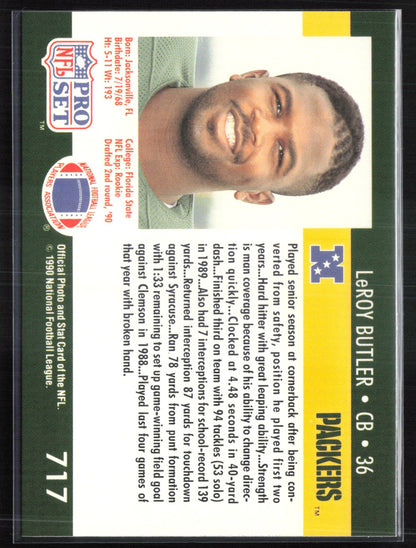 LeRoy Butler 1990 Pro Set