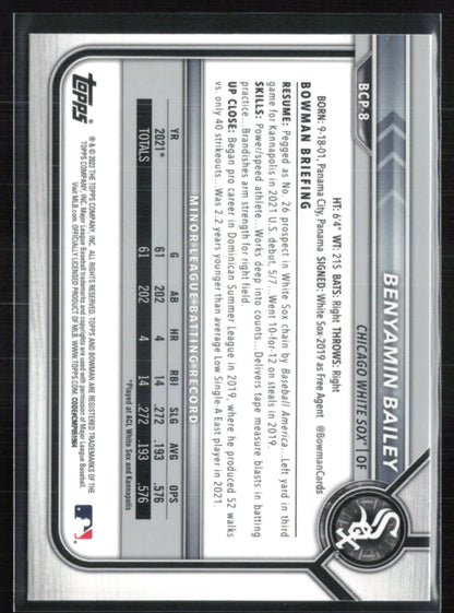 Benyamin Bailey 1st Bowman Sapphire