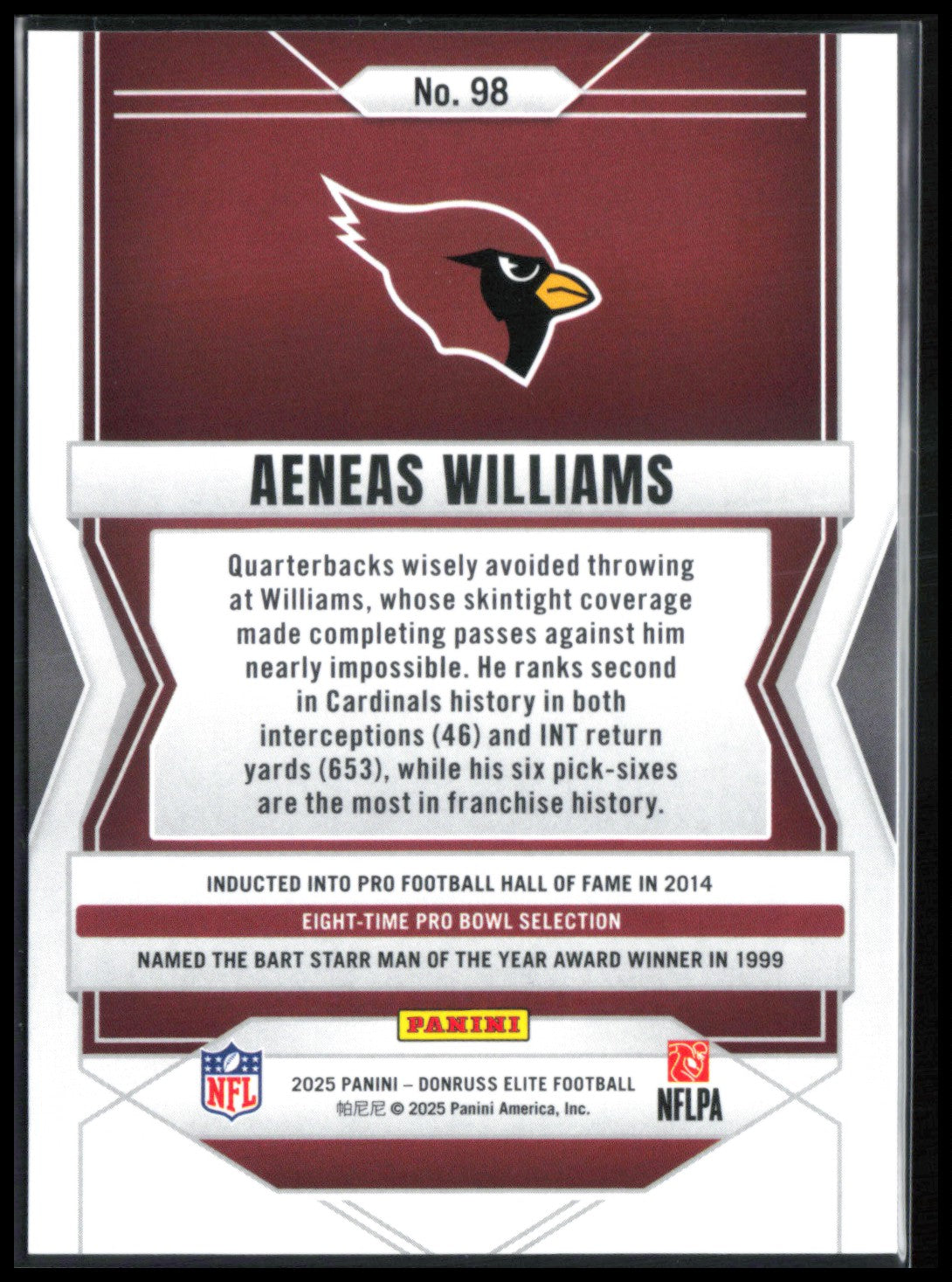 Aeneas Williams Purple /49