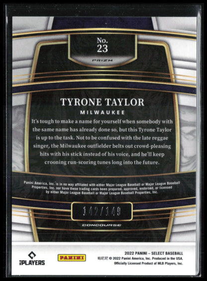 Tyrone Taylor Blue /149