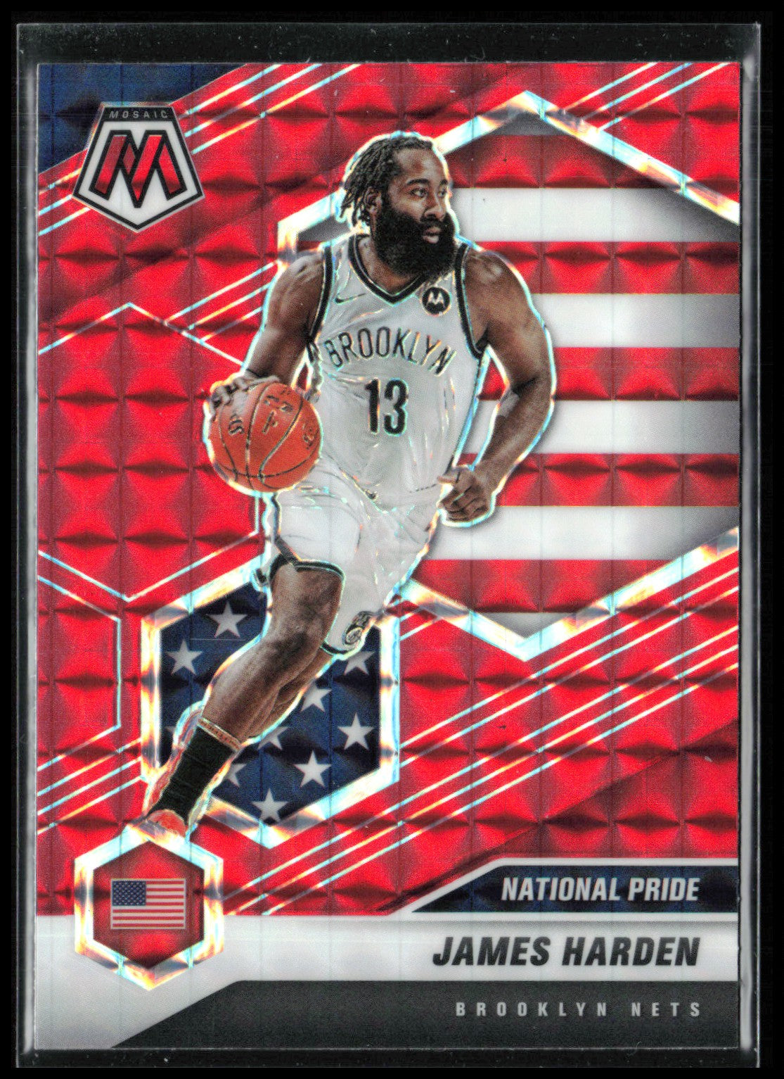 James Harden Red Mosaic