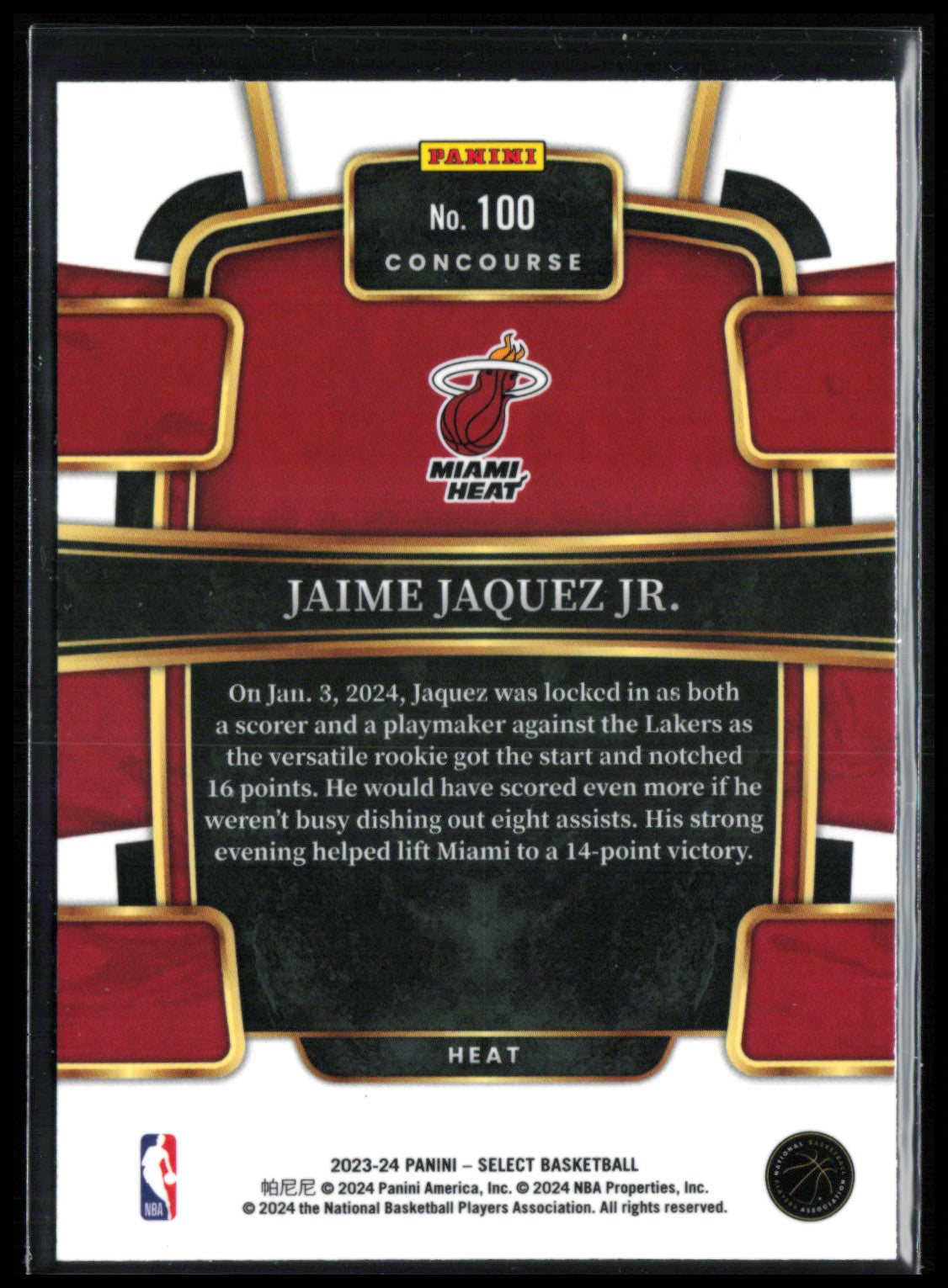 Jaime Jaquez Jr. RC