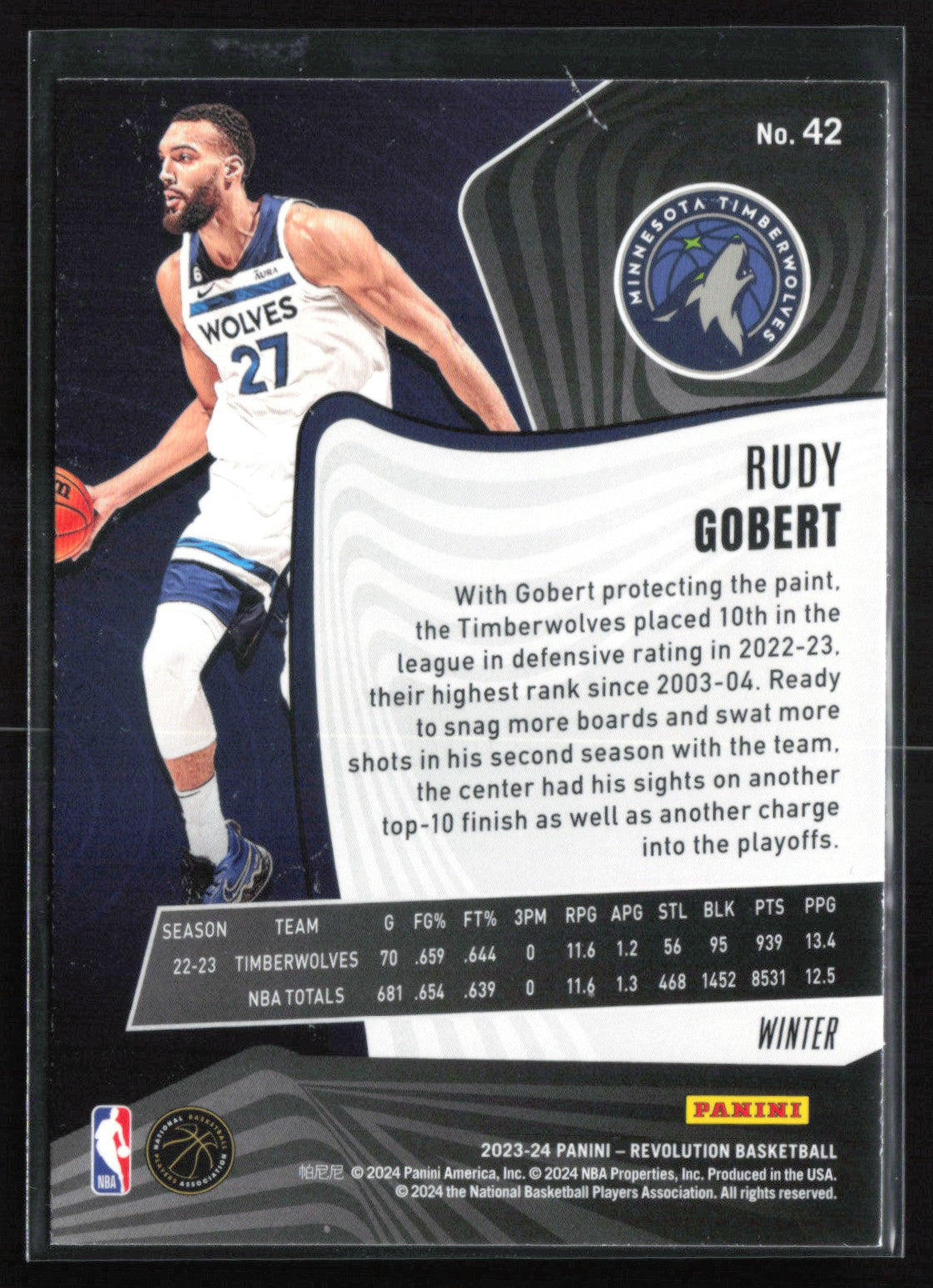 Rudy Gobert Winter Parallel