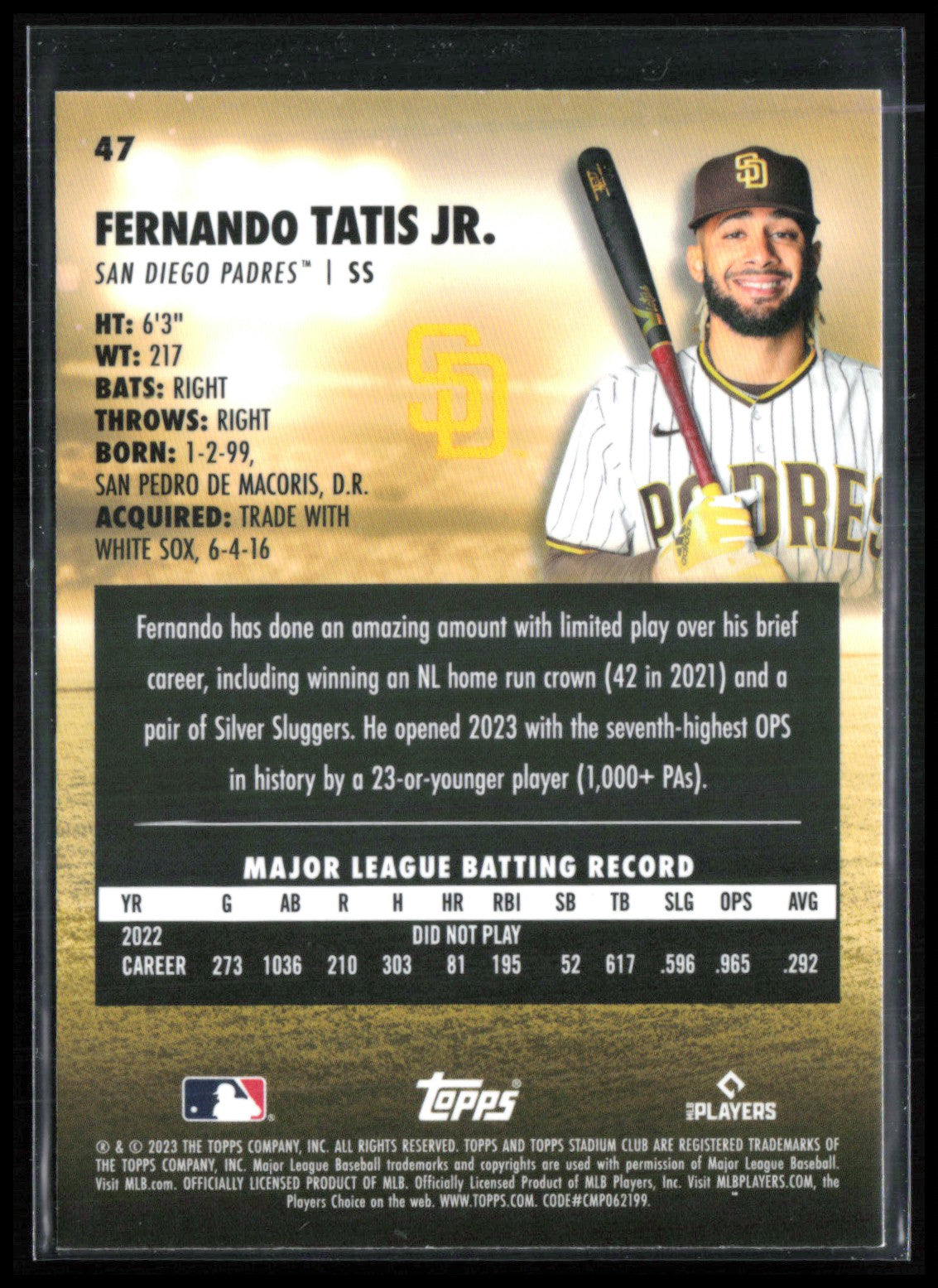 Fernando Tatis Jr. 2023 TSC