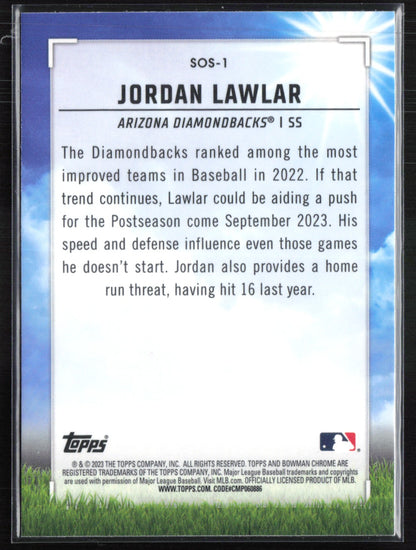 Jordan Lawlar Mojo Sights on September