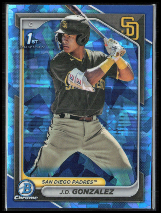 J.D. Gonzalez 1st Bowman Sapphire