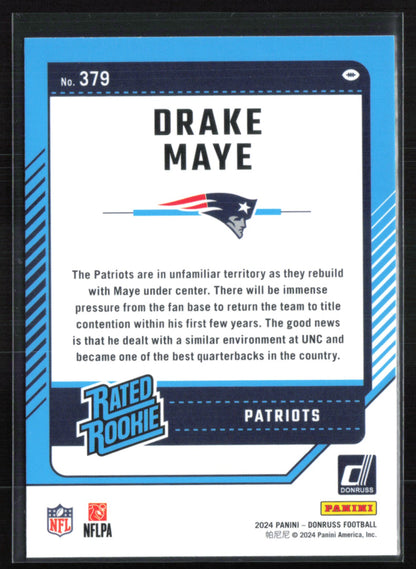 Drake Maye RC Rated Rookie