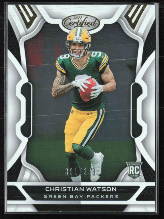 Christian Watson RC /399 2022 Certified