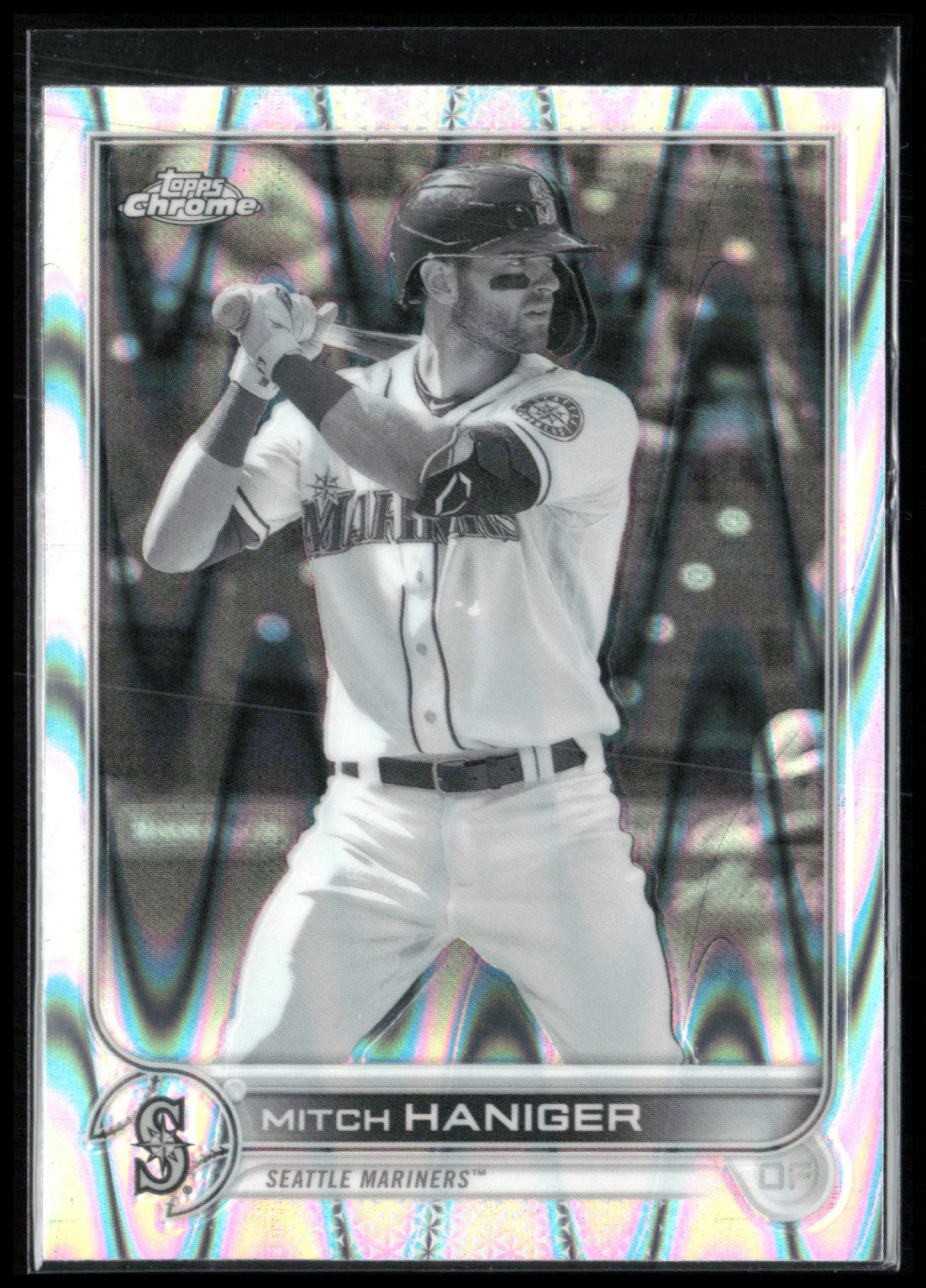 Mitch Haniger B&W Raywave