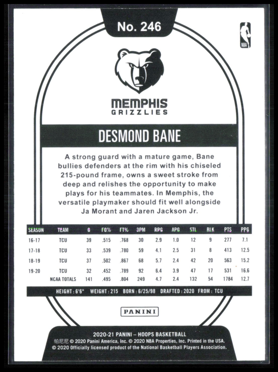 Desmond Bane RC Yellow Parallel