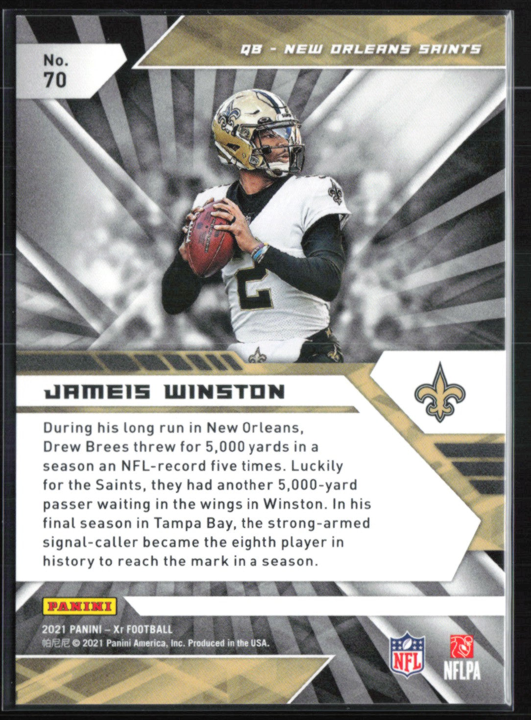 Jameis Winston /75 2021 Xr