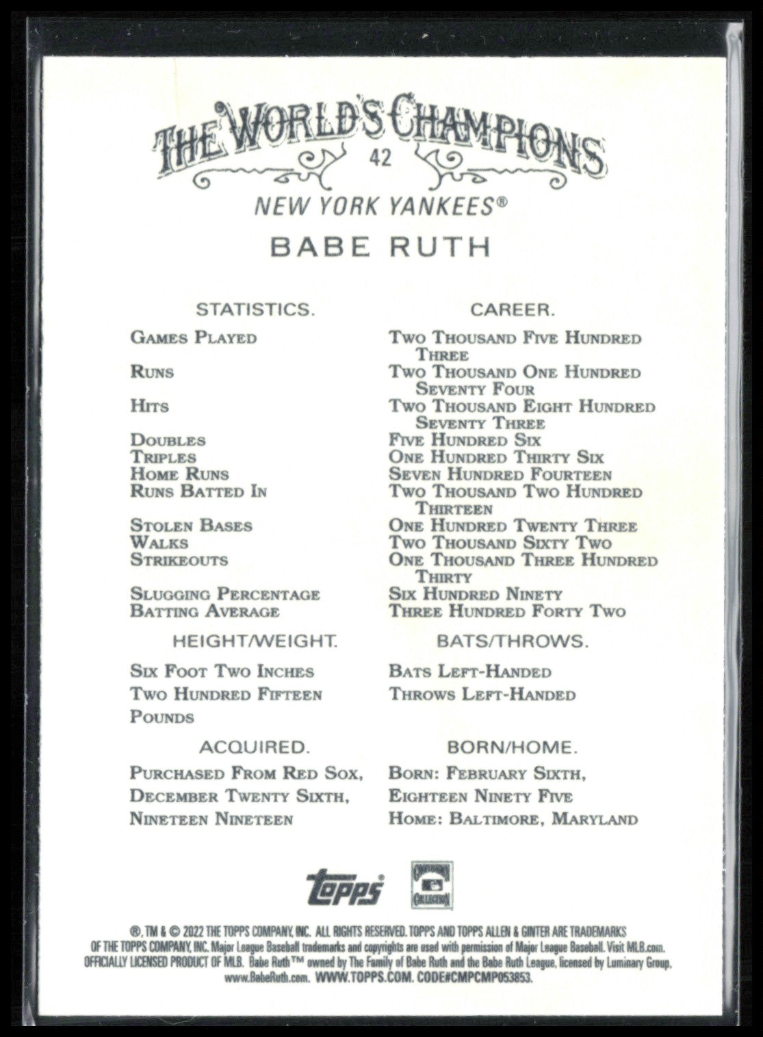 Babe Ruth
