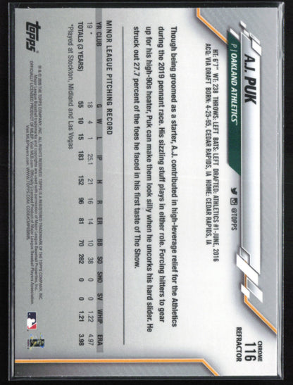 A.J. Puk RC Pink