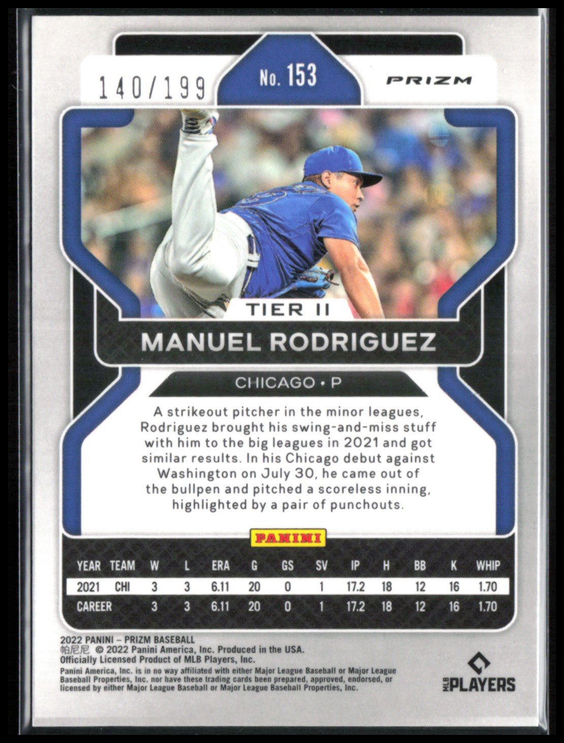Manuel Rodriguez RC Blue Mojo /199