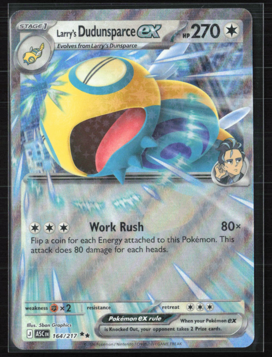 Larry's Dudunsparce ex Double Rare