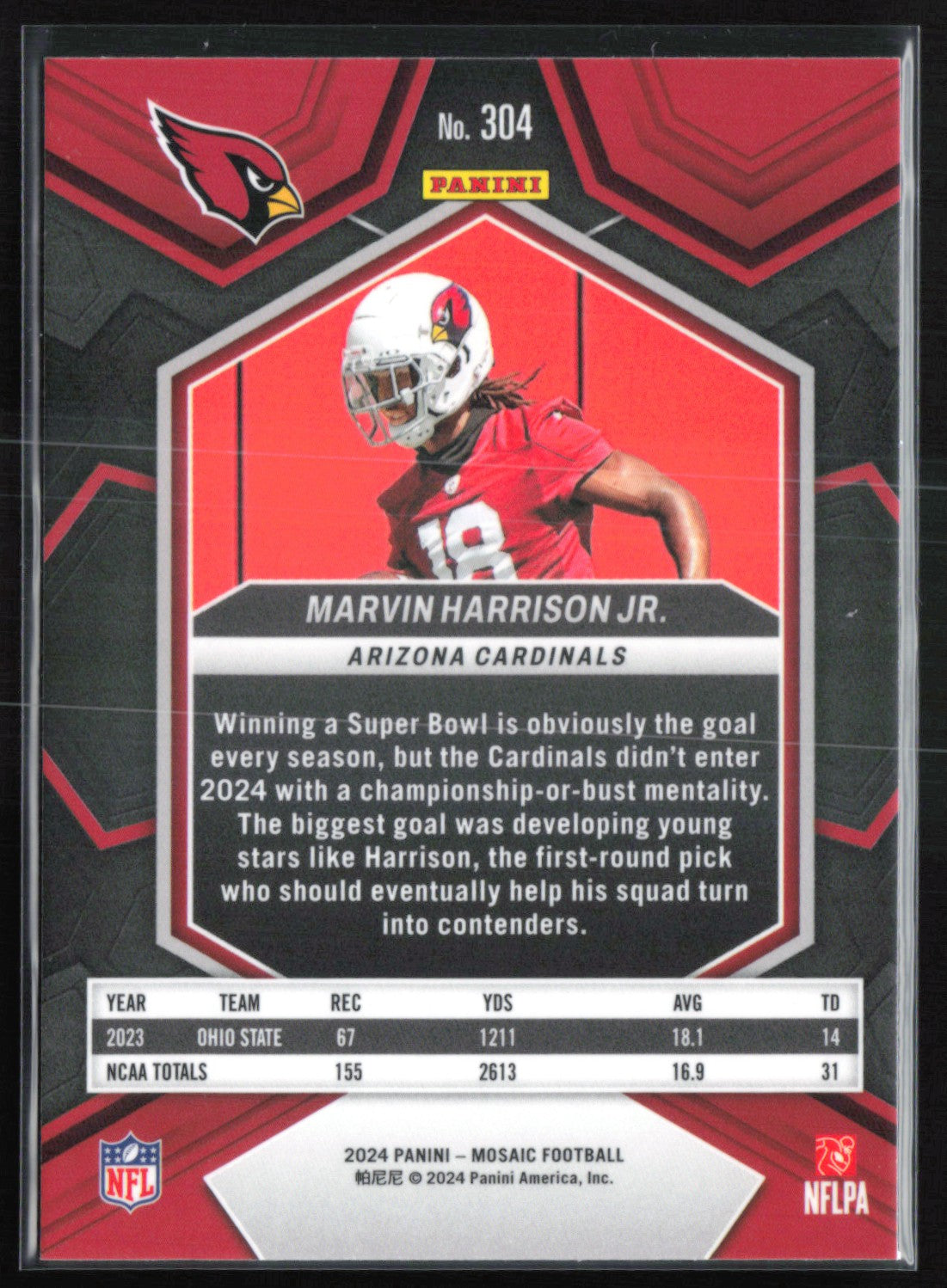 Marvin Harrison Jr. RC