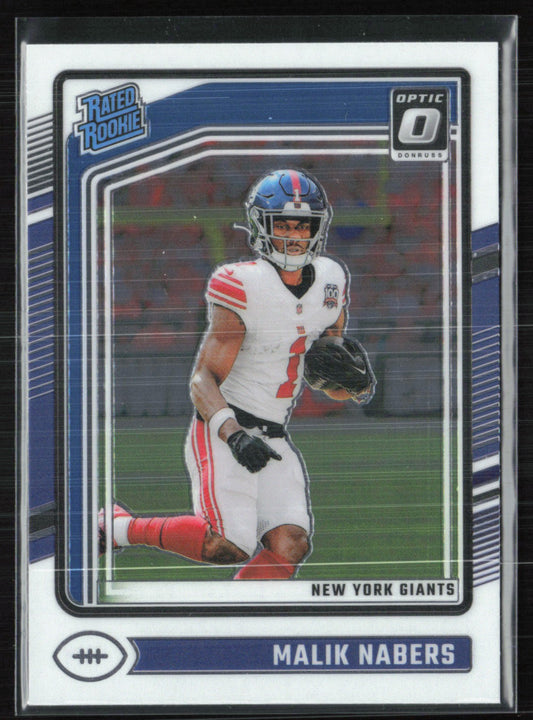 Malik Nabers RC Optic Rated Rookie