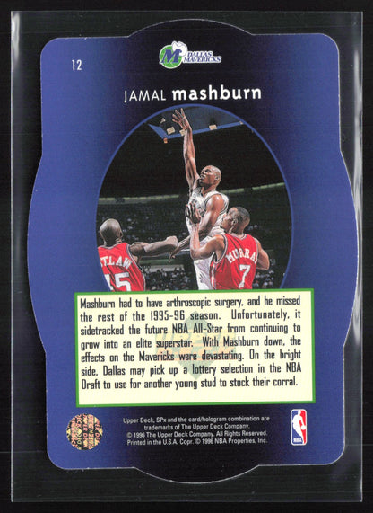 Jamal Mashburn Hologram 1996 SPx