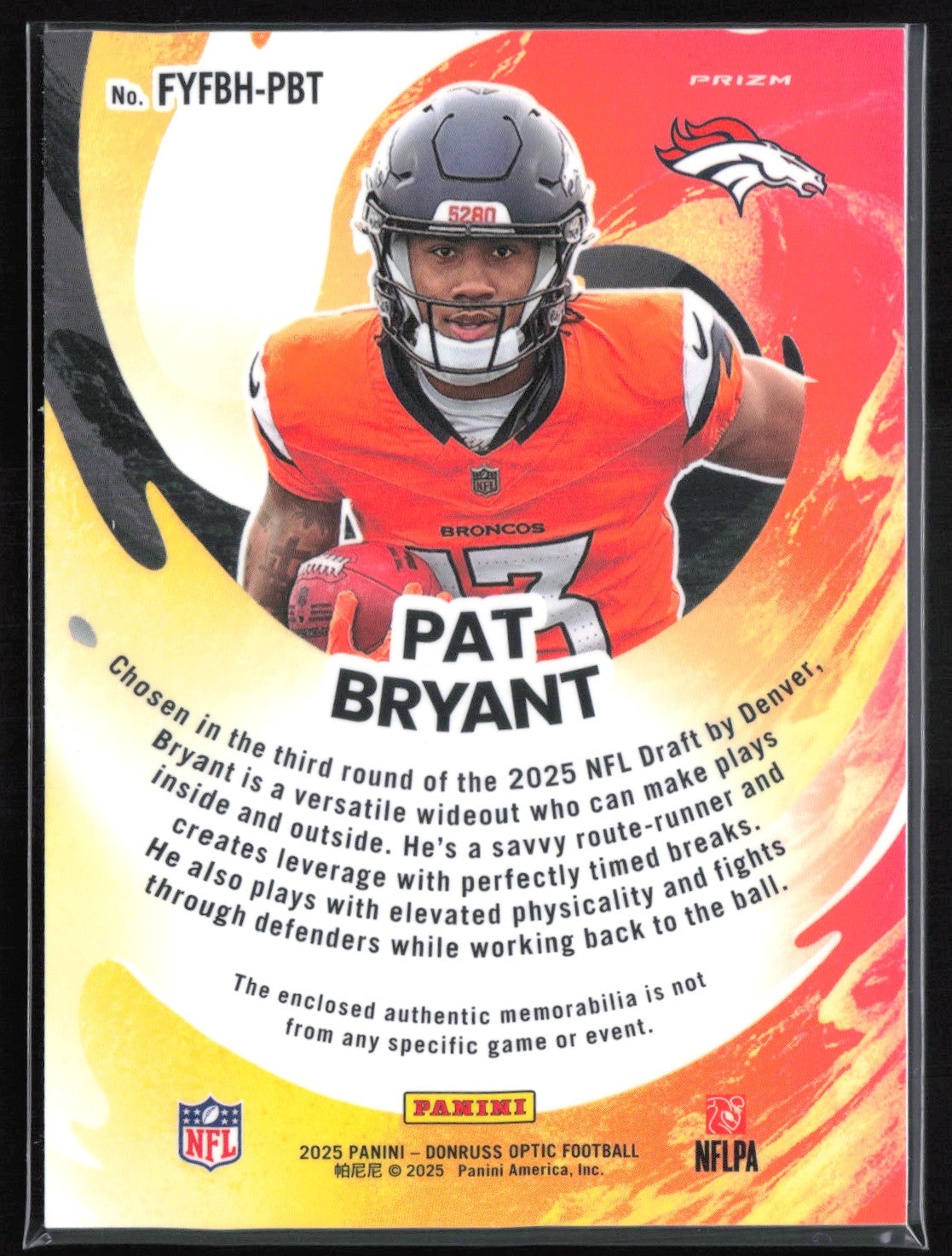 Pat Bryant RC Blue Hyper Mem