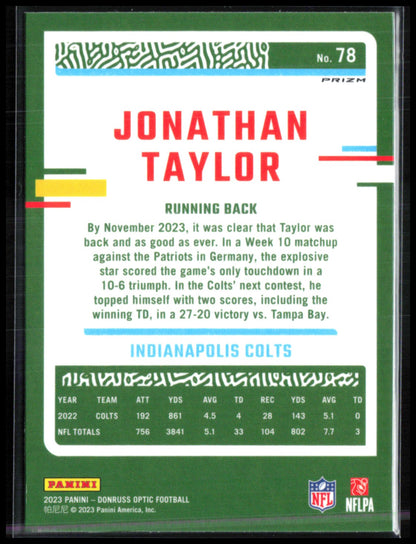 Jonathan Taylor Holo