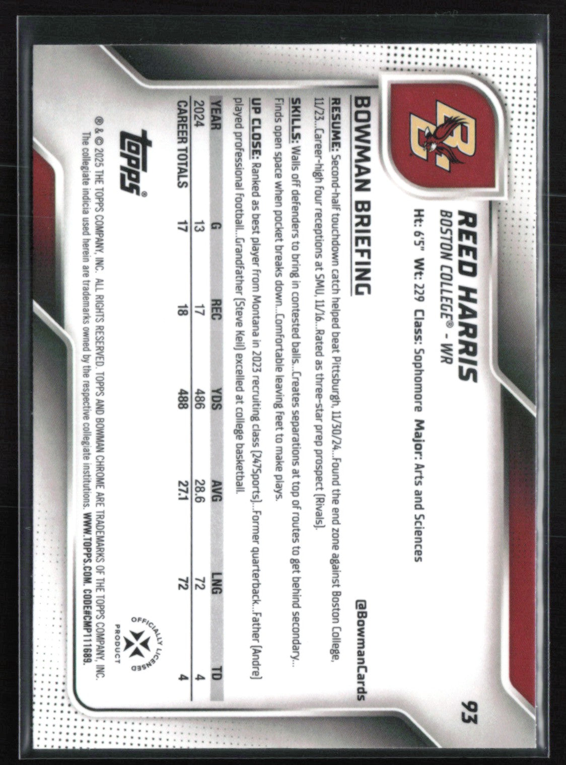 Reed Harris 1st Bowman Pink Lava