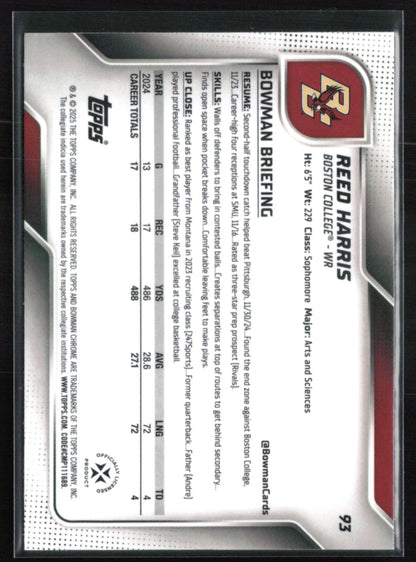 Reed Harris 1st Bowman Pink Lava