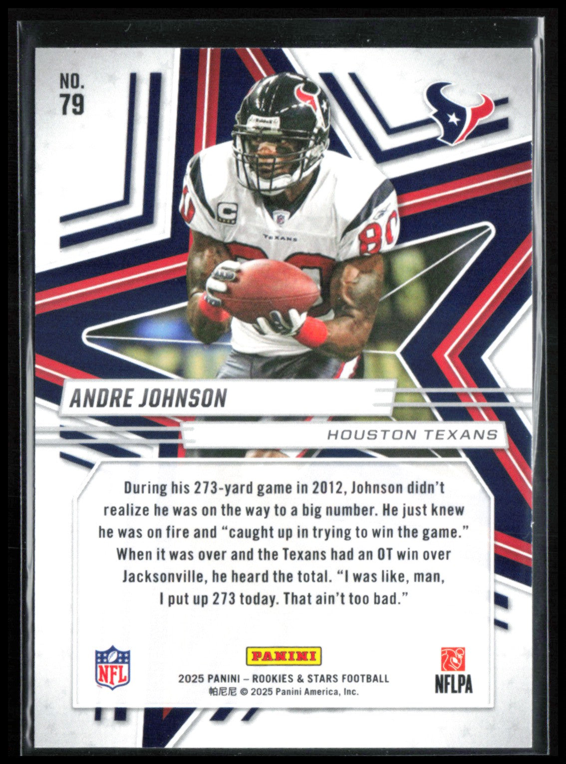 Andre Johnson Purple /999