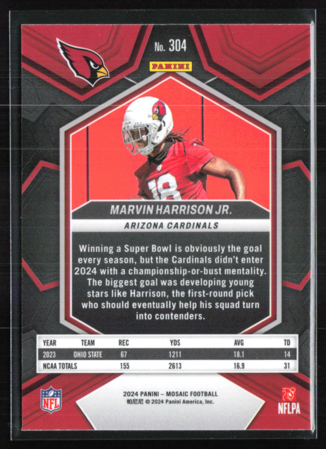 Marvin Harrison Jr. RC
