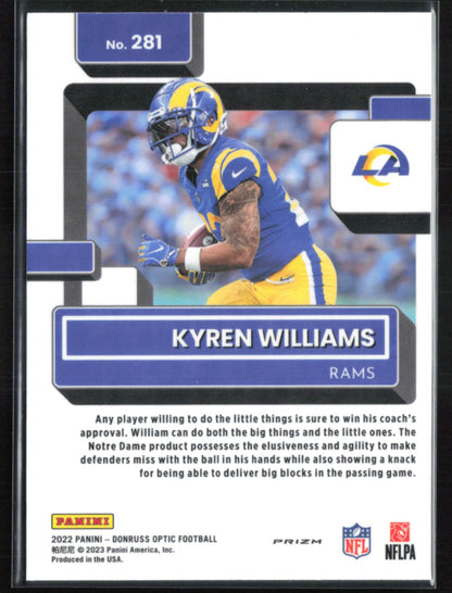 Kyren Williams RC Pink Holo