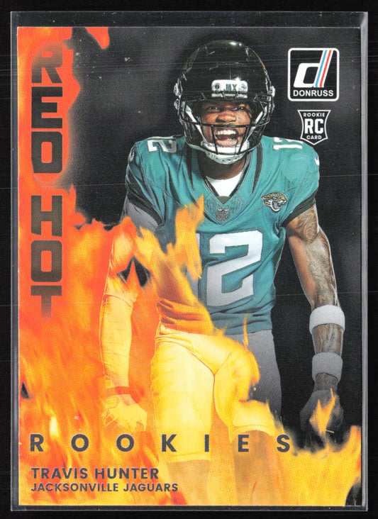 Travis Hunter RC Red Hot Rookies