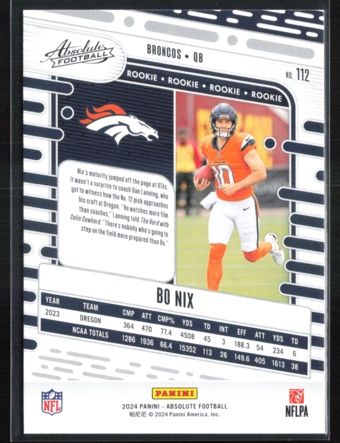 Bo Nix RC
