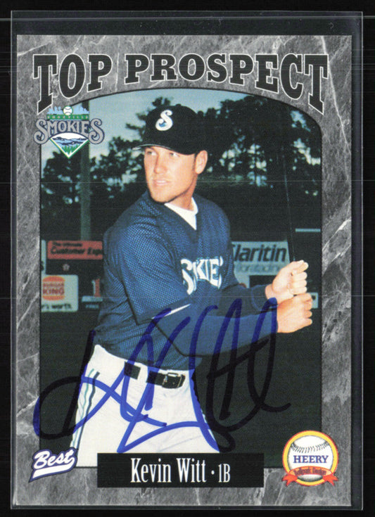 Kevin Witt Auto Top Prospect 1997 Best Southern League