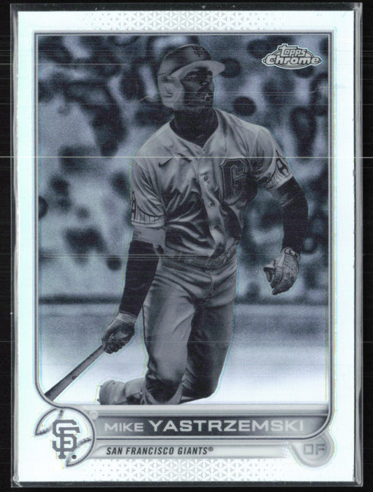 Mike Yastrzemski Negative Refractor