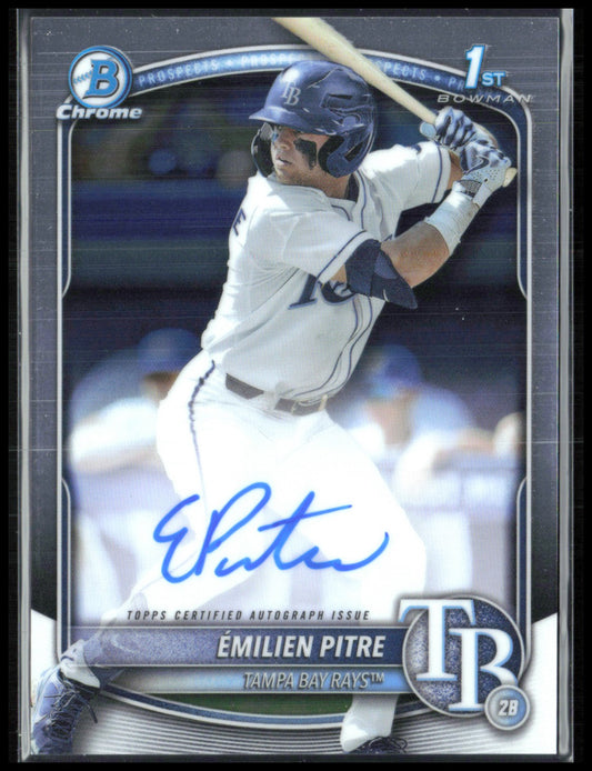 Emilien Pitre 1st Bowman Auto 2025 Bowman Chrome