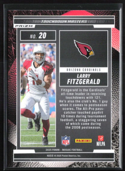 Larry Fitzgerald Green Mosaic