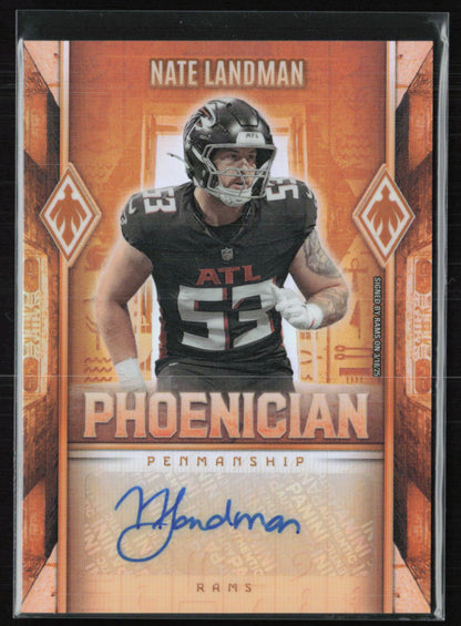 Nate Landman Auto Phoenician Penmanship