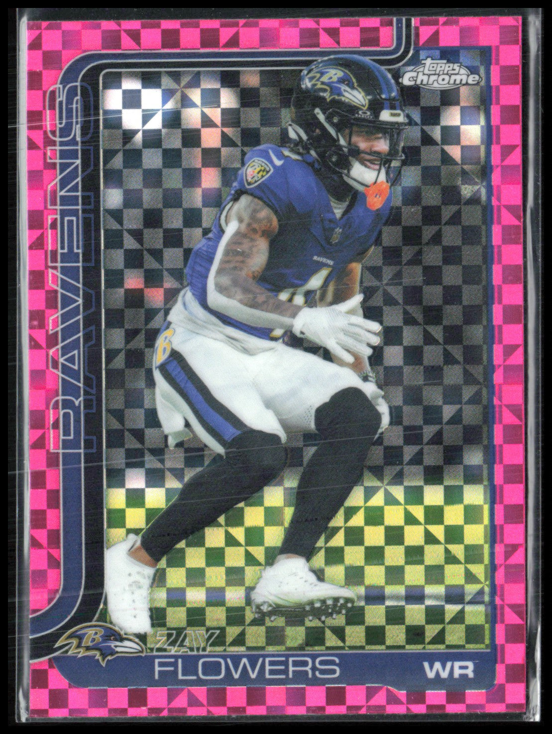 Zay Flowers Pink X-Fractor