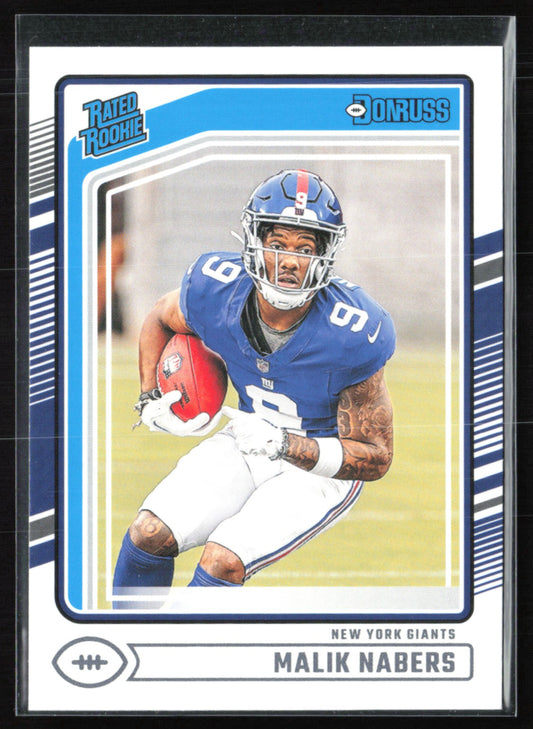 Malik Nabers RC Rated Rookie