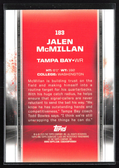 Jalen McMillan RC