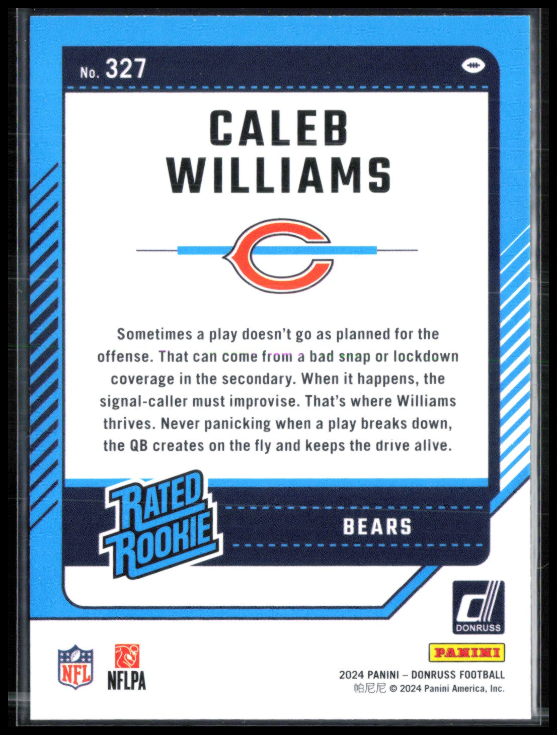 Caleb Williams RC Rated Rookie