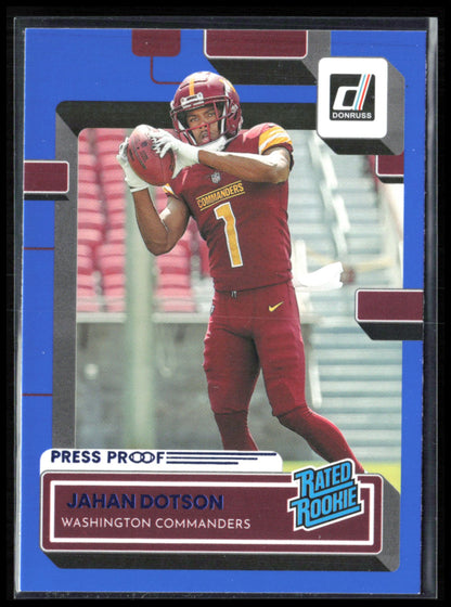 Jahan Dotson RC Blue