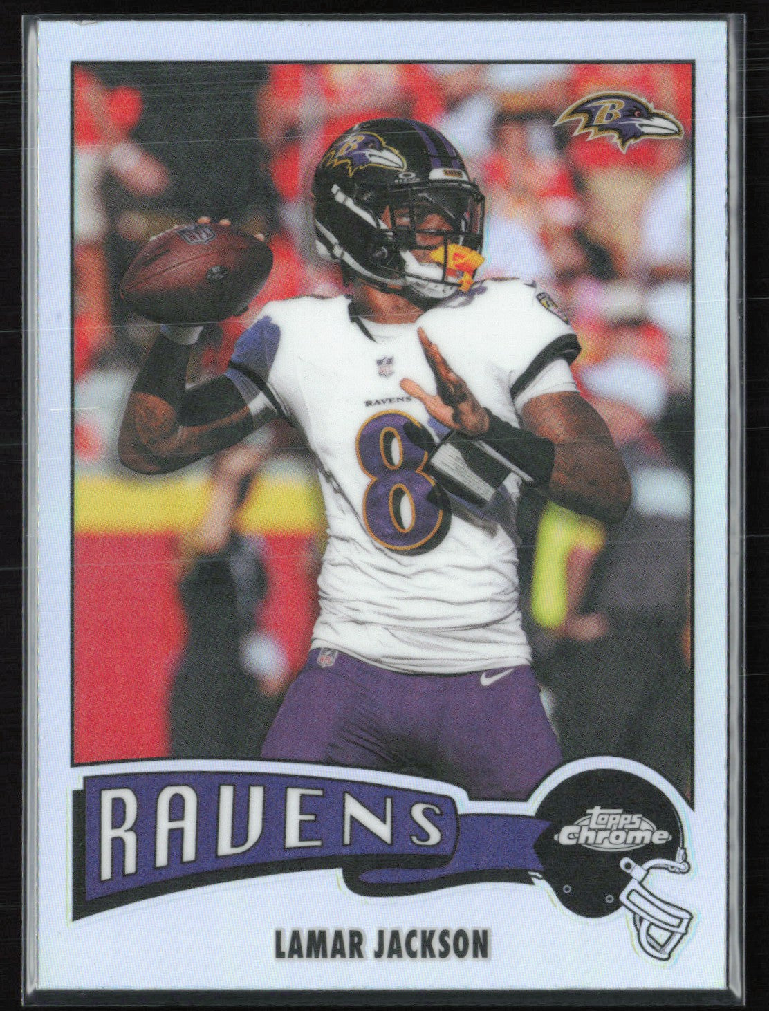 Lamar Jackson Refractor Retro