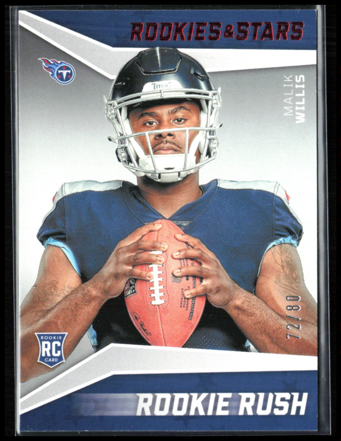 Malik Willis RC /80 2022 Rookies & Stars