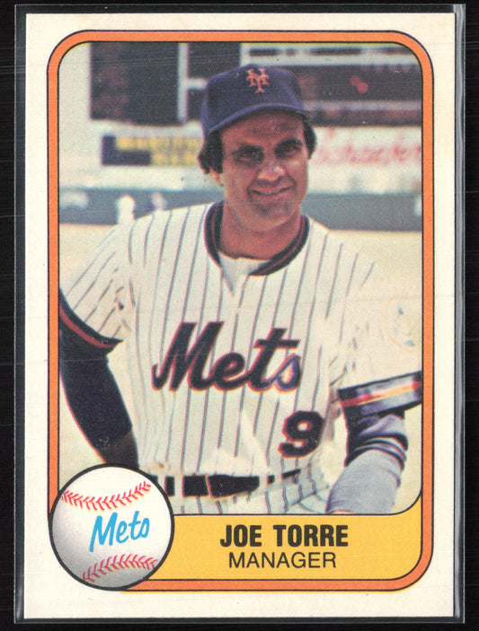 Joe Torre 1981 Fleer