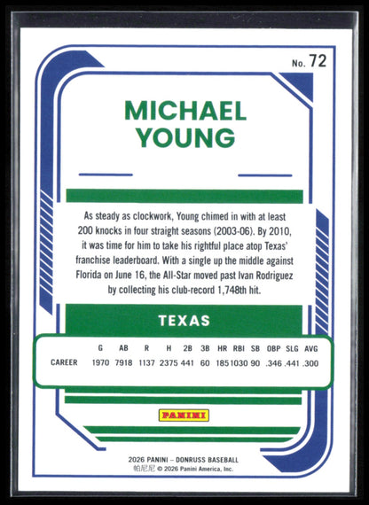 Michael Young Rocket Emoji