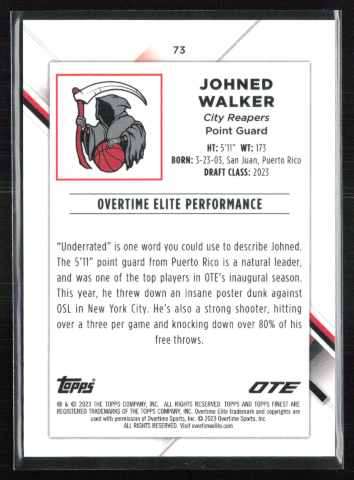 Johned Walker Purple Refractor /250