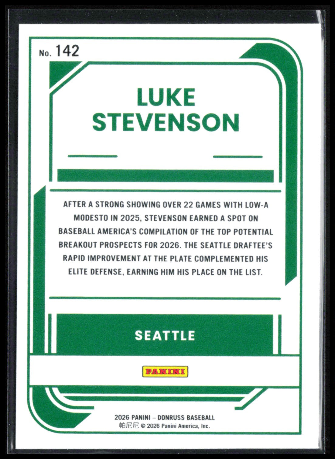 Luke Stevenson Rated Prospect Red Blue