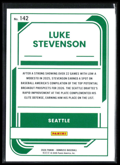 Luke Stevenson Rated Prospect Red Blue